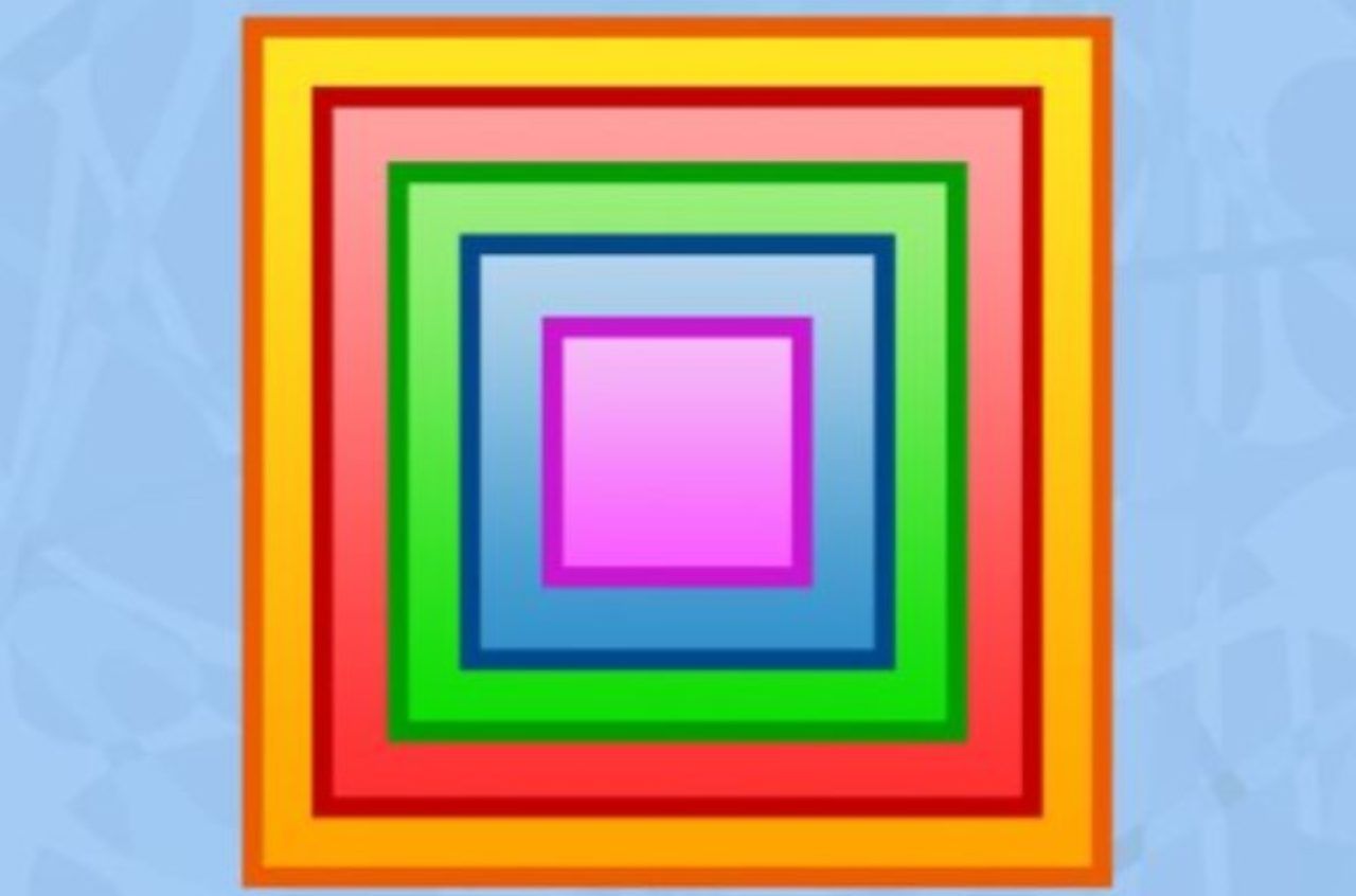 Test quadrati colorati