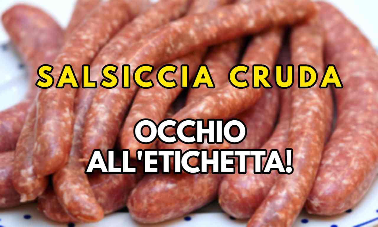 salsiccia cruda