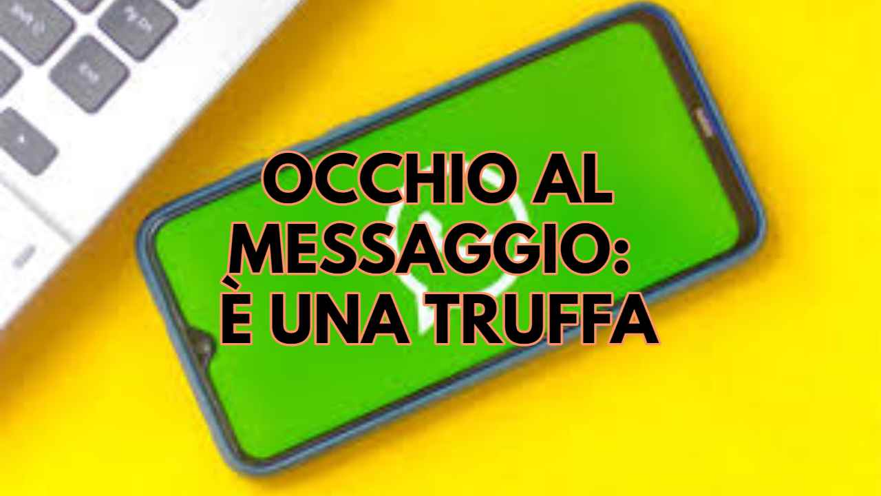 WhatsApp messaggio truffa