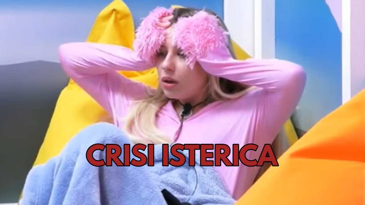 La crisi isterica di Micol Incorvaia