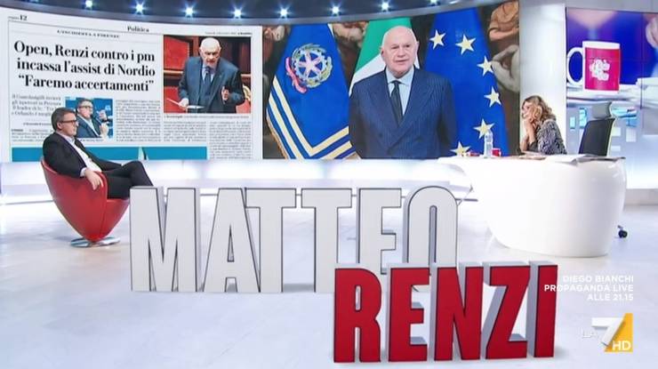 Renzi e Merlino La7