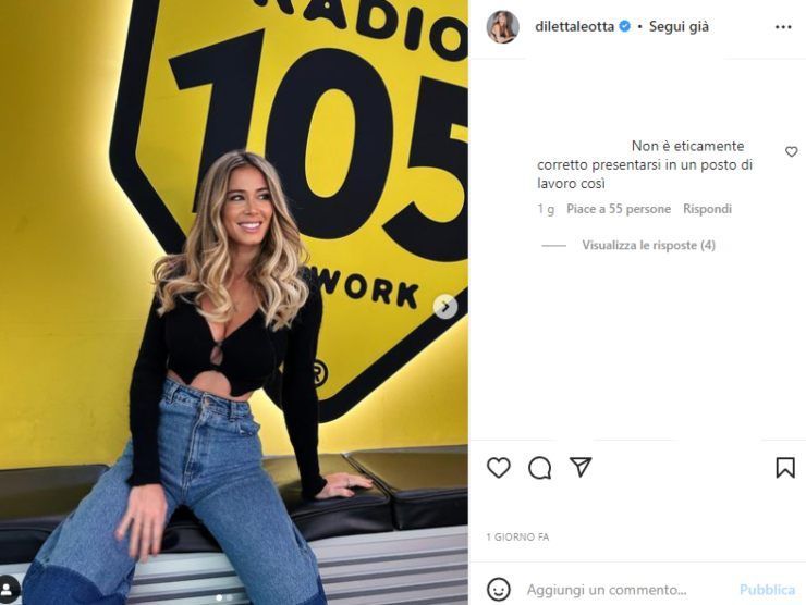 diletta leotta commento