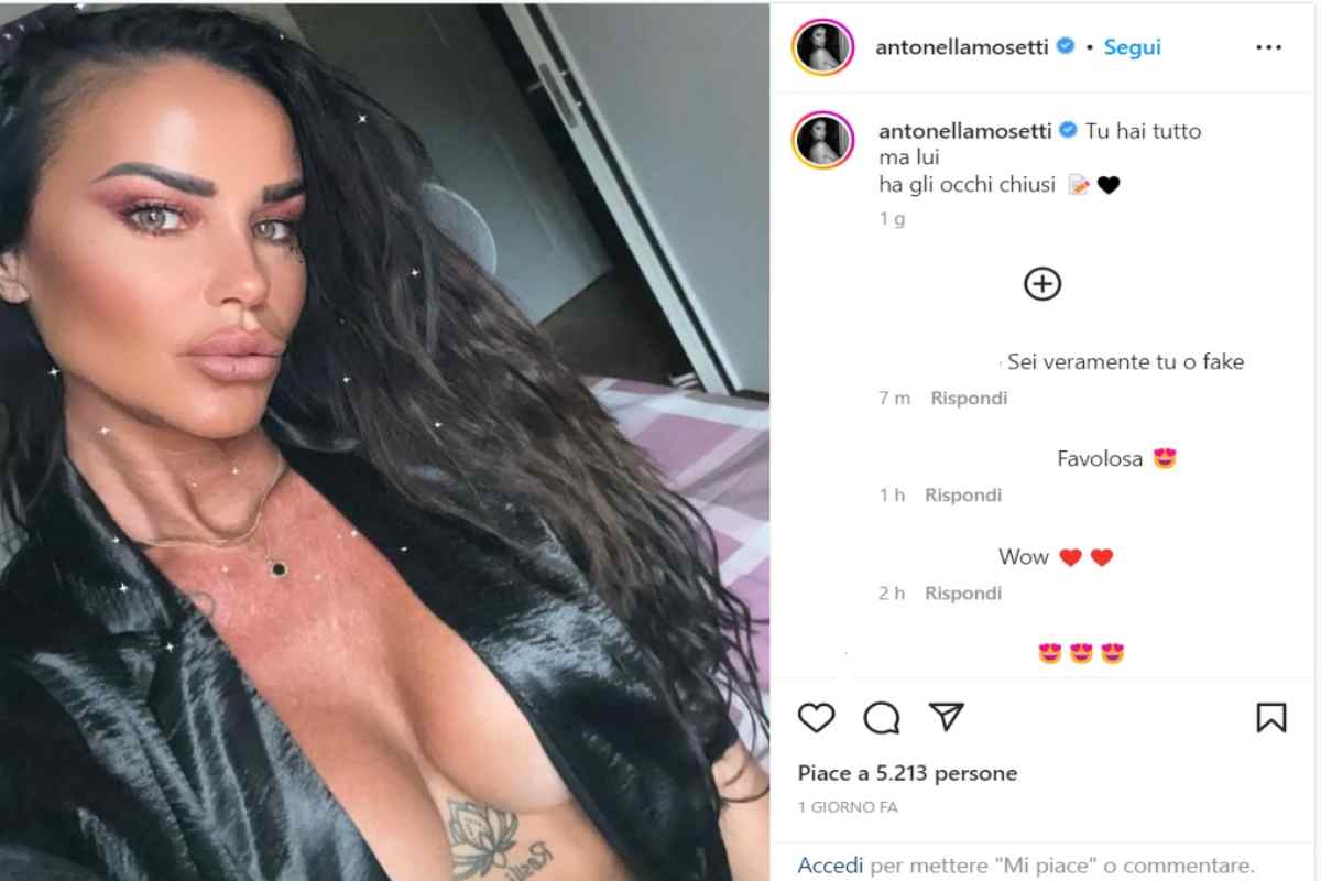 Antonella Mosetti su Instagram