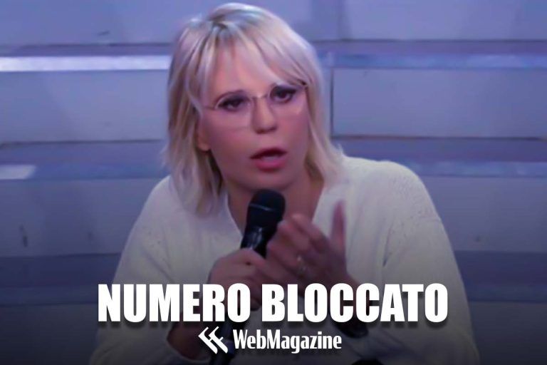 Maria De Filippi sconvolta “Numero bloccato”,
