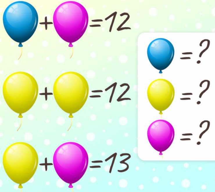 Test matematico quesito