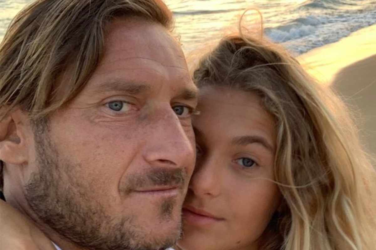 Totti e la figlia Chanel