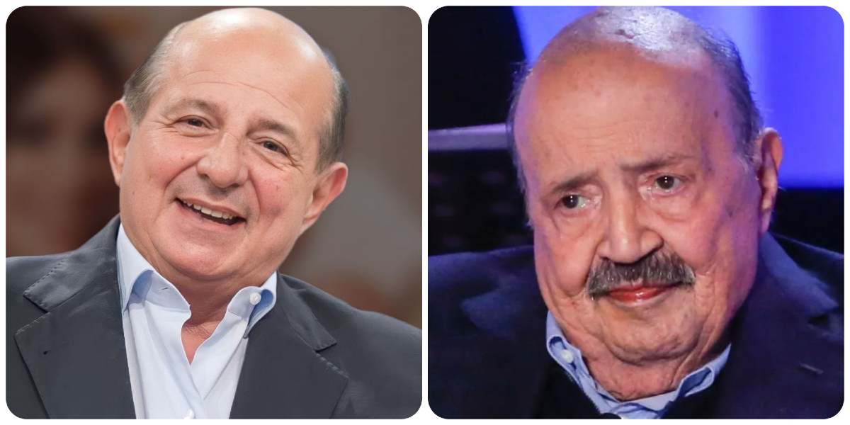 Giancarlo Magalli e Maurizio Costanzo Mediaset