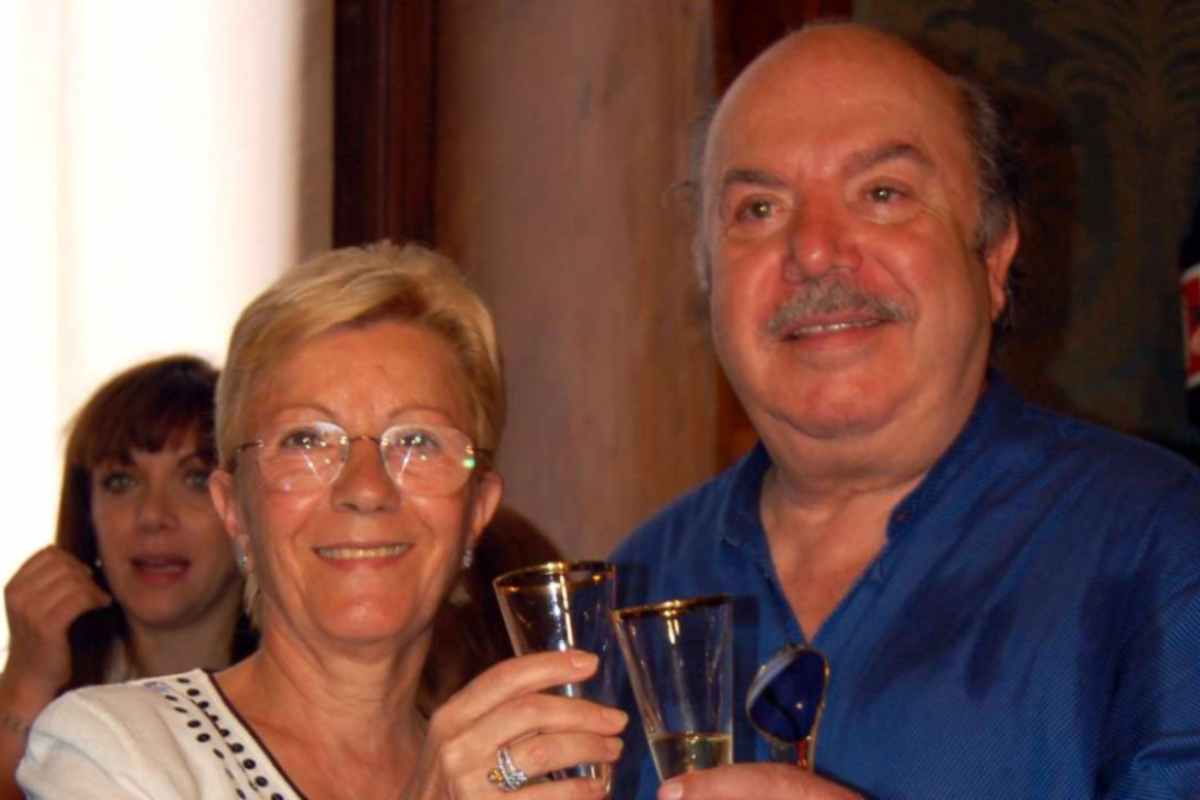 Lino Banfi con la moglie Lucia Zagaria