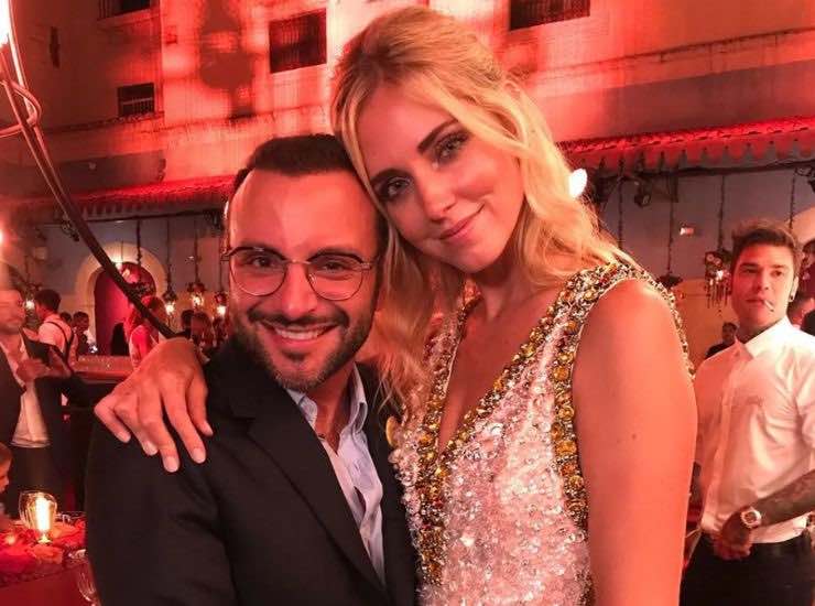 Chiara Ferragni con Fabio Maria Damato