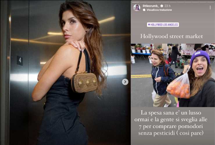 Elisabetta Canalis post su Instagram