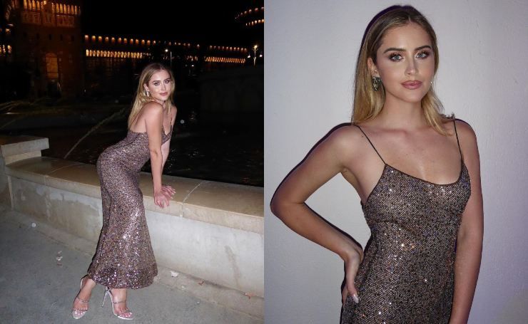 valentina ferragni look scintillante