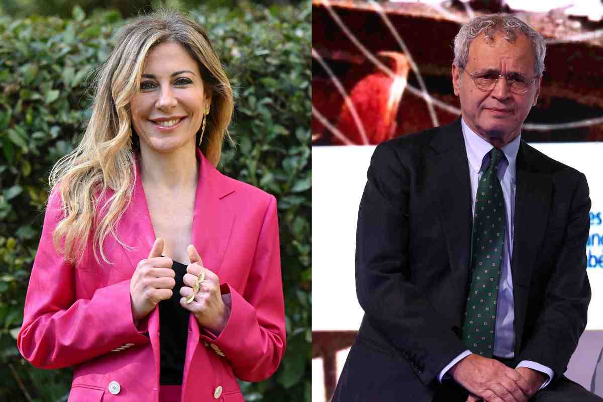 Francesca Fagnani e Enrico Mentana primo incontro