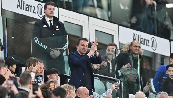 Alex Del Piero allo stadio