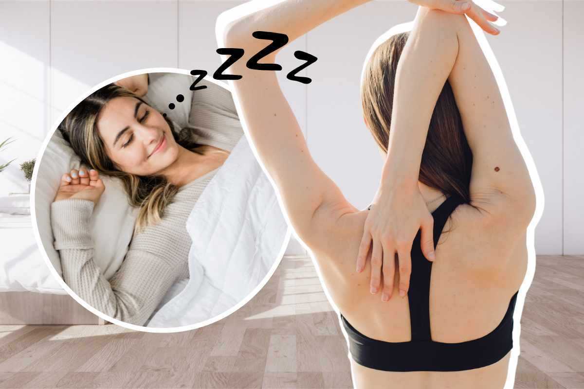 6 esercizi per favorire il sonno