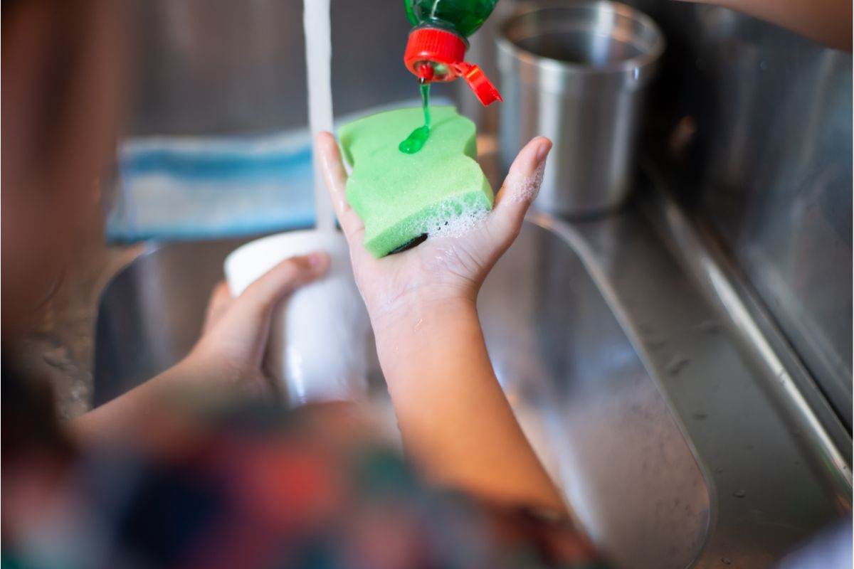 disinfettare la spugnetta dei piatti