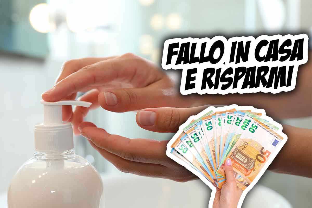 convenienza sapone liquido