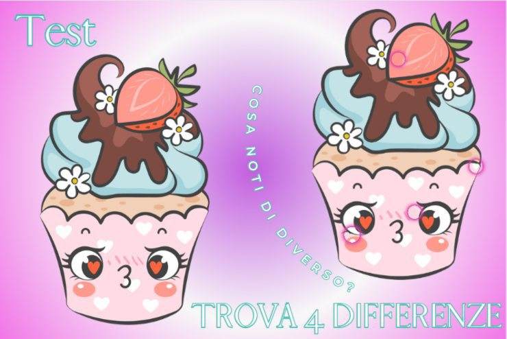 soluzione test differenze cupcake