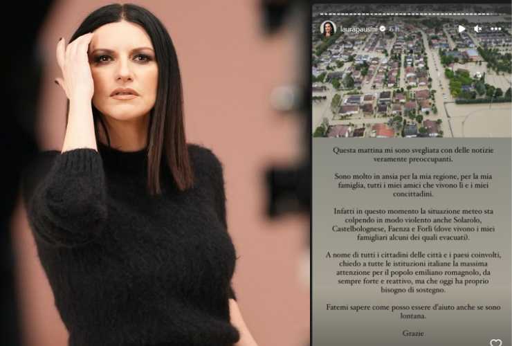 Laura Pausini allo scoperto