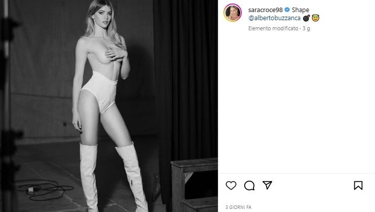 Sara Croce fisico mozzafiato