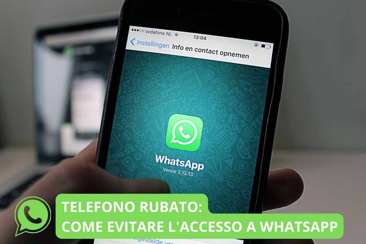 telefono rubato come bloccare whatsapp