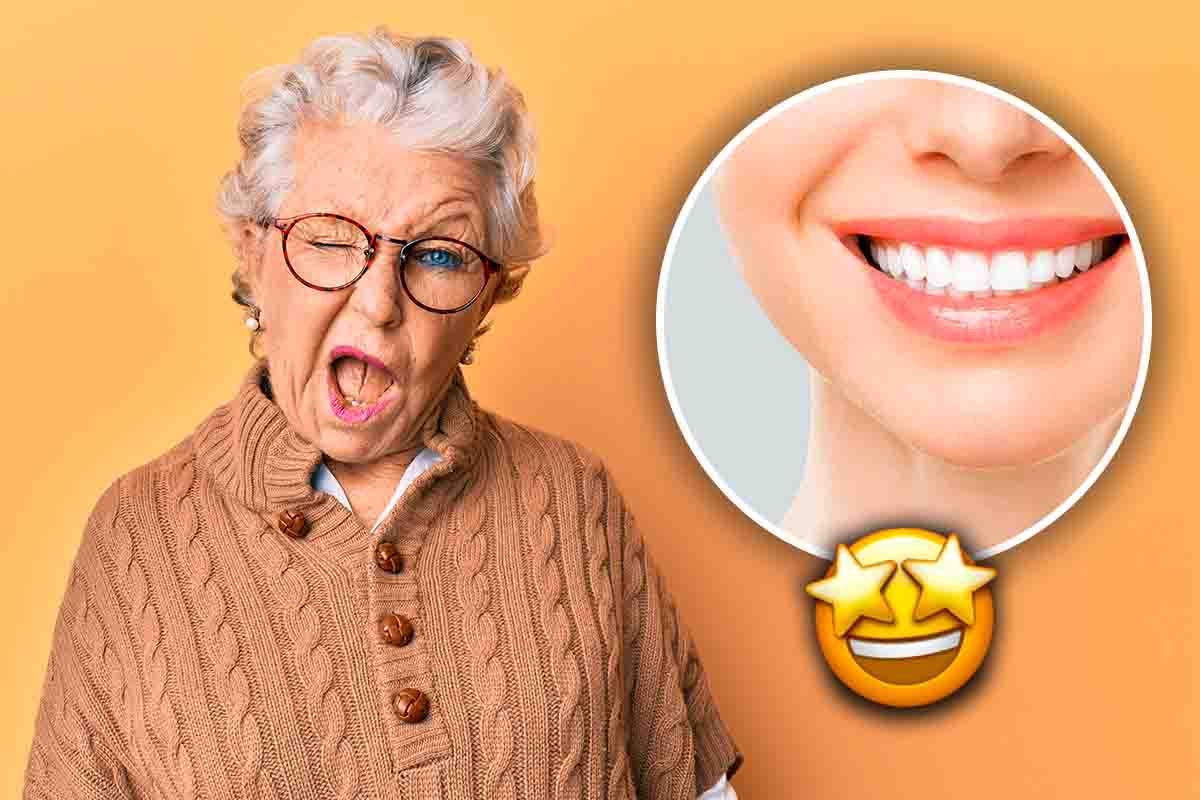 Denti bianchissimi rimedio nonna