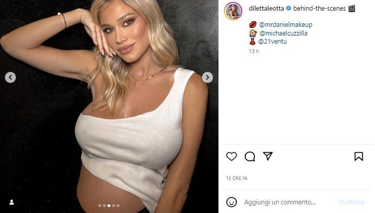 Diletta Leotta dietro quinte esplosivo