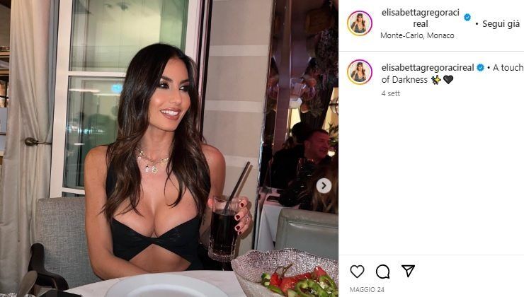 Elisabetta Gregoraci top striminzito