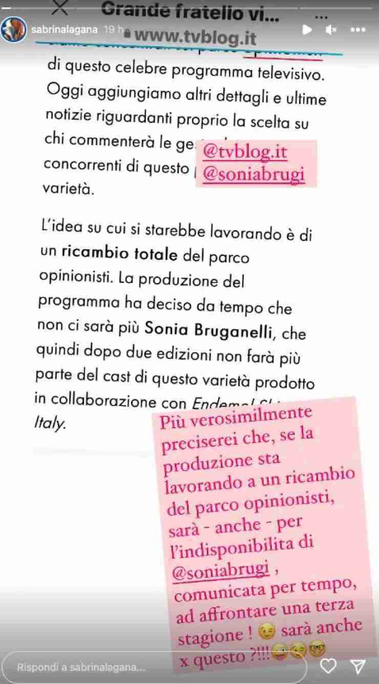 La verità sull'addio di Sonia Bruganelli