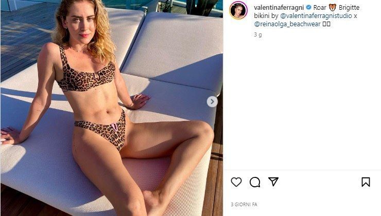 Valentina Ferragni bikini sensualità