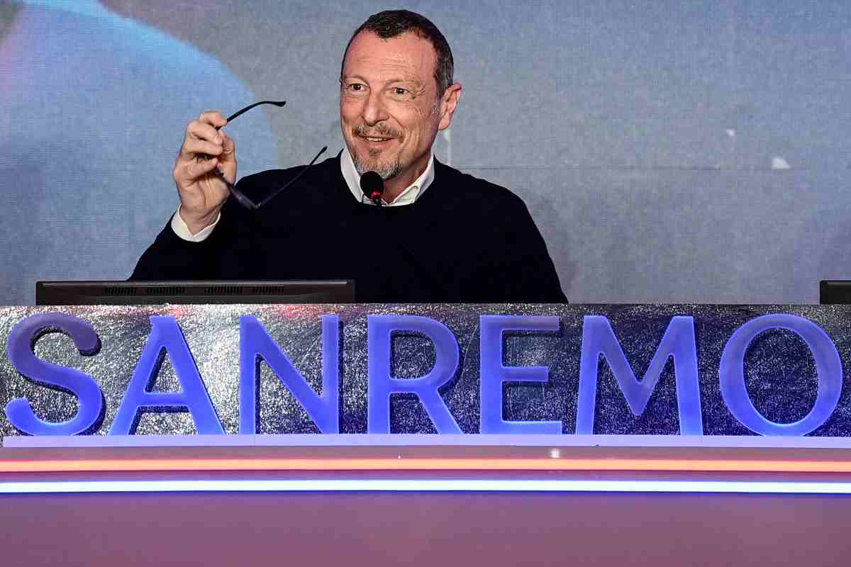 Sanremo 2024, annuncio di Amadeus