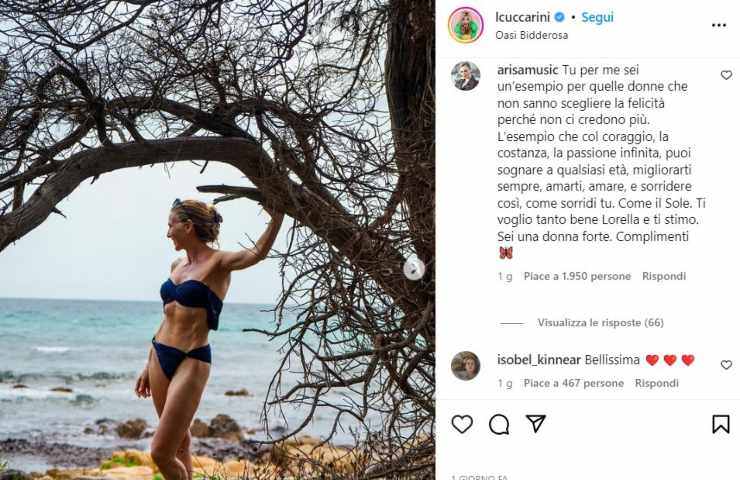lorella cuccarini in bikini 