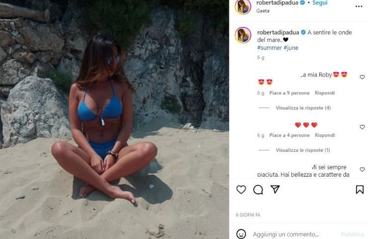 uomini e donne roberta di padua bikini 