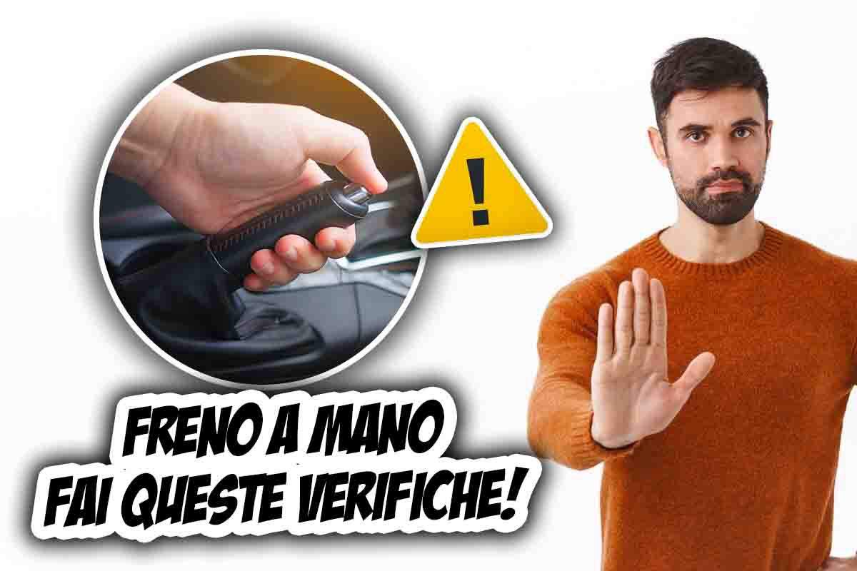 Freno a mano informazioni importanti