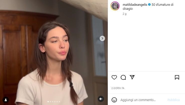 Matilda De Angelis sfumature conquistano