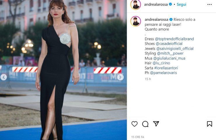 andrea delogu il look incanta