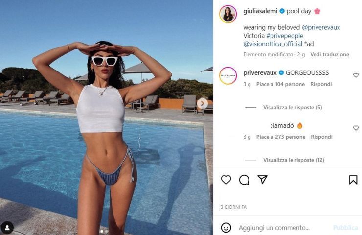 giulia salemi bikini minuscolo 